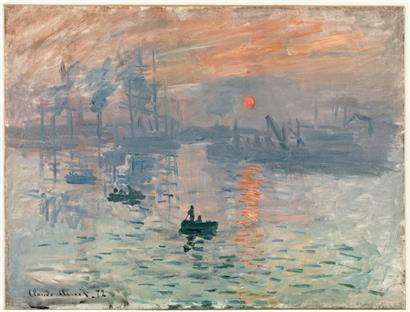 „ Impression, soleil levant“ (1872) de Claude Monet
