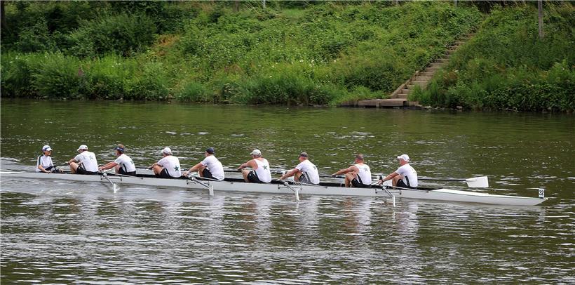 110 Ruderer waren bei der Regatta im Einsatz
