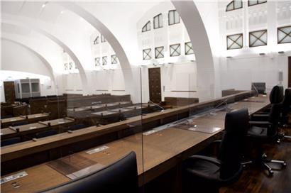 13112020, Luxembourg, Cité Judiciaire, Bâtiment CR et alentours, Place du Saint-Esprit 18, Illustration Tribunaux (Luxembourg), Intérieur et Extérieur, symbole système judiciaire, © Editpress/Fabrizio Pizzolante
