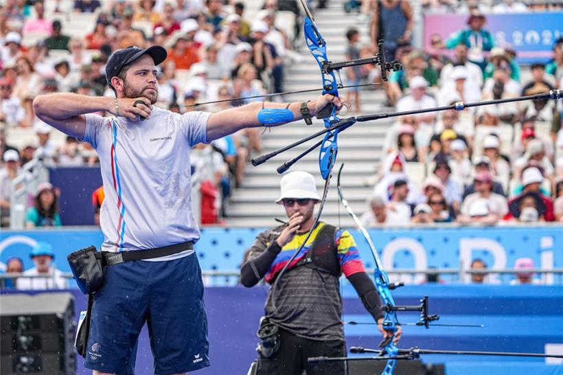 14 von 15 Pfeilen hatten gepasst – doch für Pit Klein war das einer zu wenig