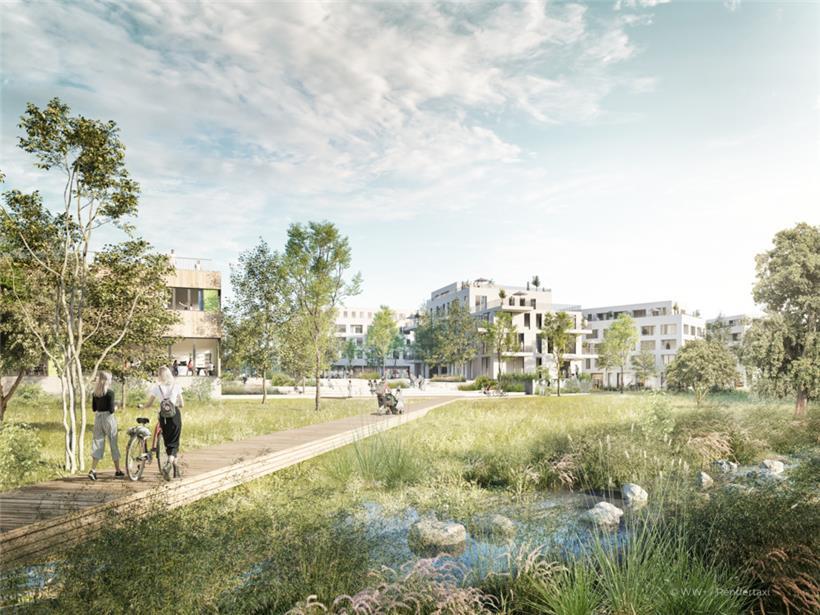 1.440 Wohnungen und 700 neue Arbeitsplätze sollen in dem neuen Viertel entstehen
