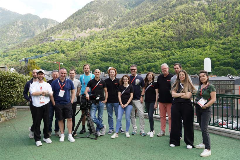 15 luxemburgische Journalisten, Fotografen und Kameramänner berichten von den 20. JPEE in Andorra
