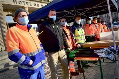 150 Personen waren am Samstagmorgen im Einsatz

