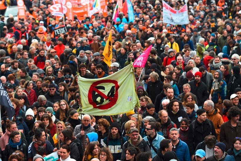 18.000 manifestants se sont réunis à Nantes 
