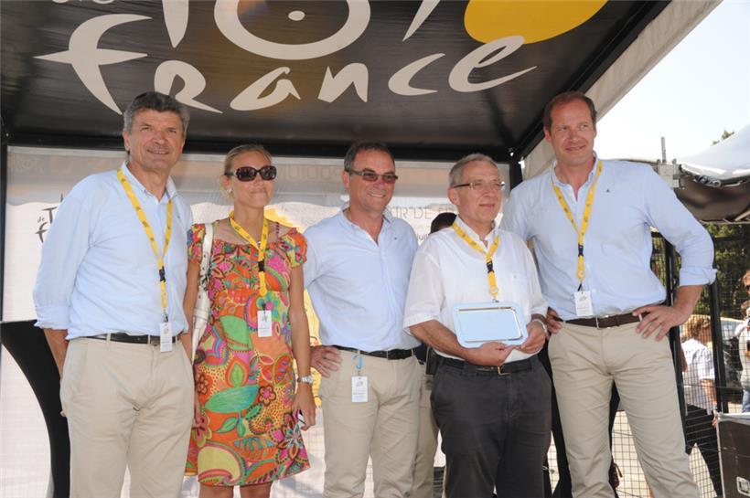 2013 wurde Petz Lahure von Tour-Direktor Christian Prudhomme für seine 35. Tour ...