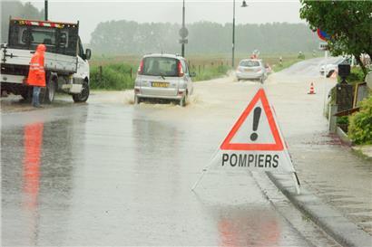 2016 standen mehrere Straßen in der Gemeinde Bettemburg unter Wasser
