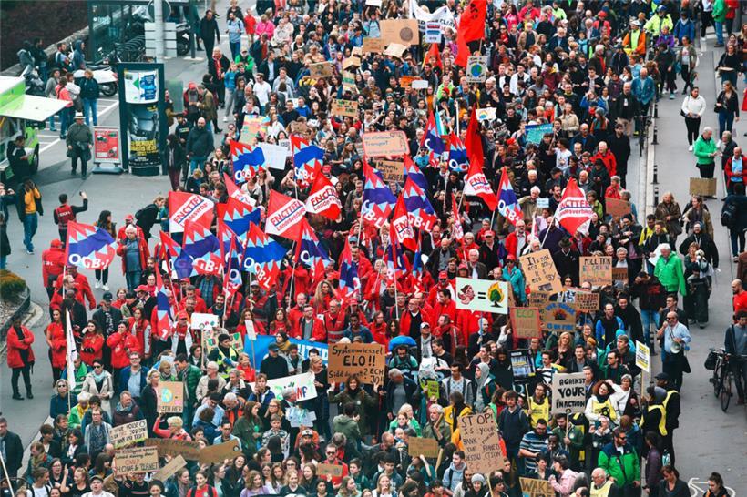 2019 hatten sich OGBL und Landesverband an Demonstrationen für Klimagerechtigkeit beteiligt
