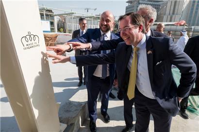 2020 mit Wirtschaftsminister Étienne Schneider in Dubai
