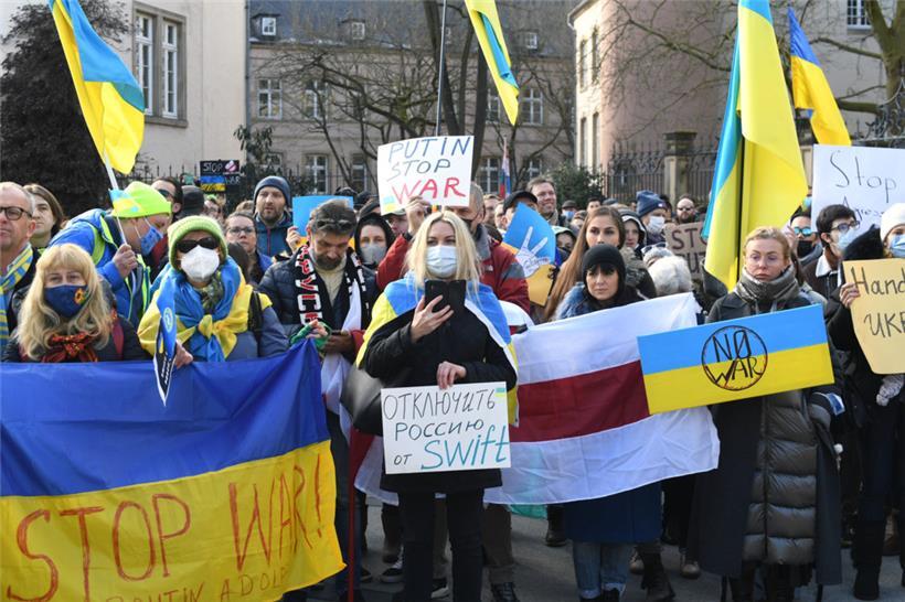 20220226.HM. Manifestation Stop Putin organisé par l’Ukraine asbl sur la place C...