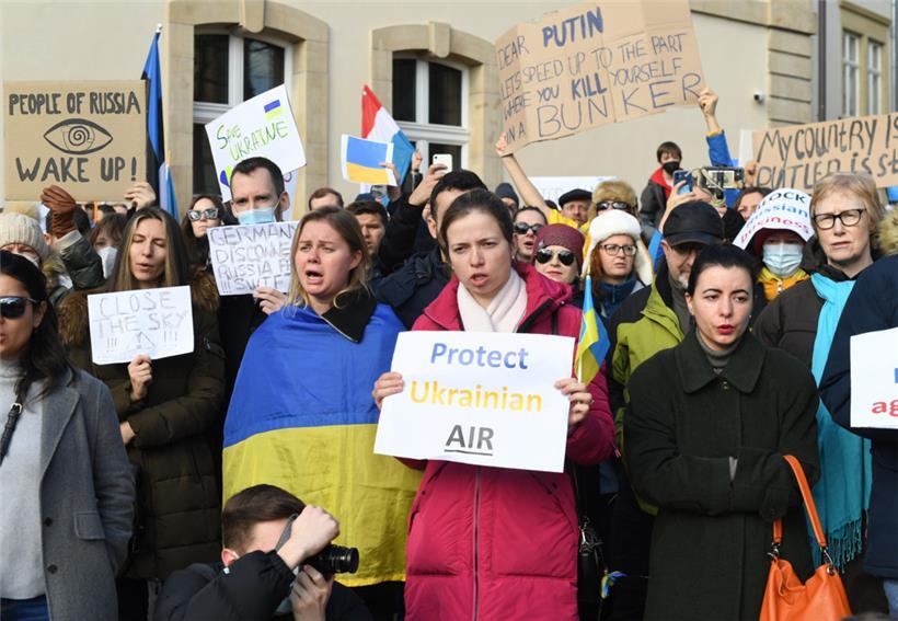 20220226.HM. Manifestation Stop Putin organisé par l’Ukraine asbl sur la place C...