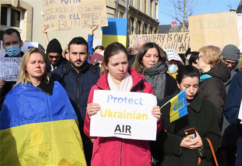 20220226.HM. Manifestation Stop Putin organisé par l’Ukraine asbl sur la place C...