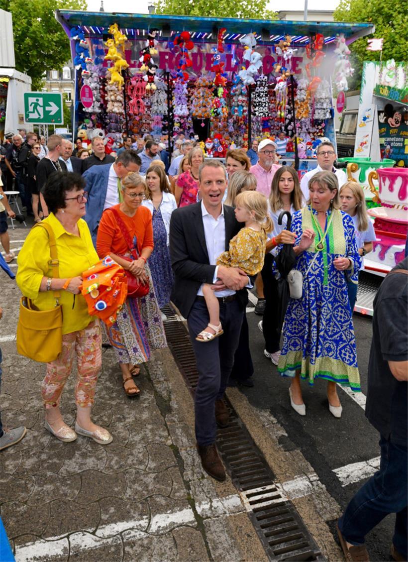 20220819 Luxembourg , Glaçis , ouverture Schueberfouer , en présence du premier ...