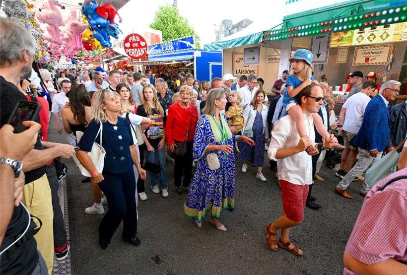 20220819 Luxembourg , Glaçis , ouverture Schueberfouer , en présence du premier ...