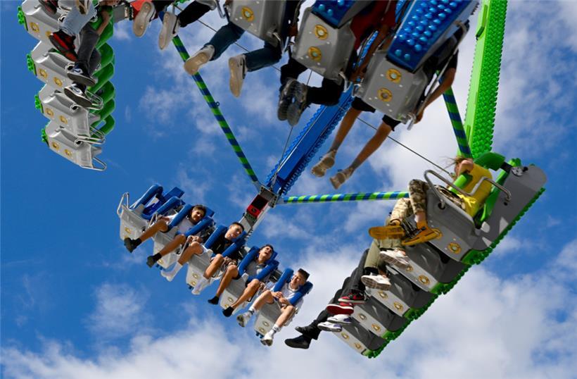 20220819 Luxembourg , Glaçis , ouverture Schueberfouer , en présence du premier ...