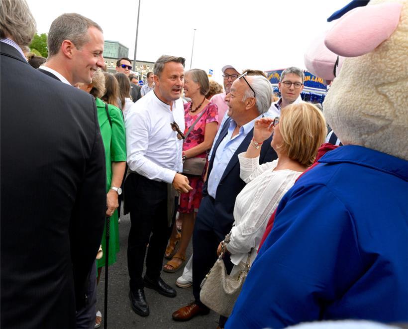 20220819 Luxembourg , Glaçis , ouverture Schueberfouer , en présence du premier ...