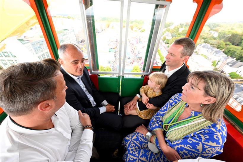 20220819 Luxembourg , Glaçis , ouverture Schueberfouer , en présence du premier ...