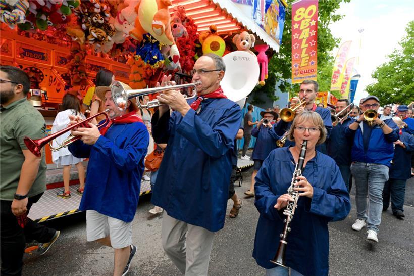 20220819 Luxembourg , Glaçis , ouverture Schueberfouer , en présence du premier ...