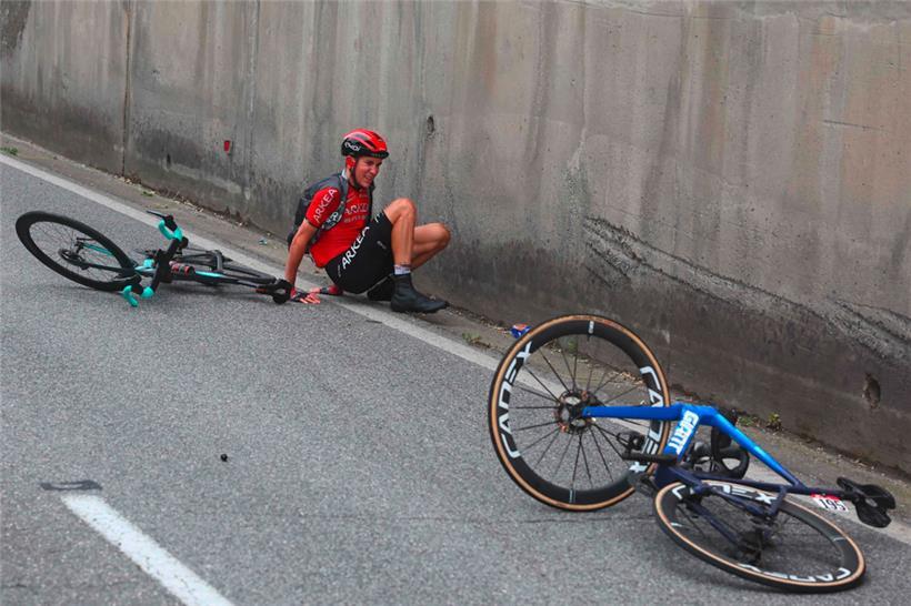 2023 stürzte Michel Ries beim Giro d’Italia
