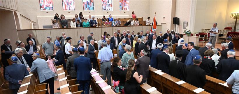 202300628.HM. 70e Anniversaire de la synagogue de Luxembourg avenue Monterey.