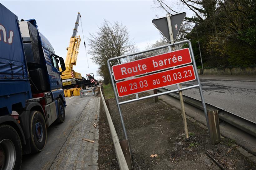 20230328 Pontpierre , rte de Luxembourg , et , Mettendall , livraison des rotors...