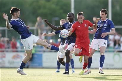 2024 waren die Färöer aus Klaksvik in Differdingen zu Gast
