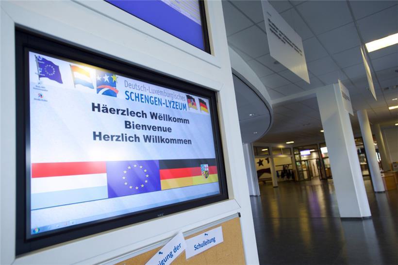 25 Nationalitäten besuchen die Schule. Es sind hauptsächlich luxemburgische, deu...
