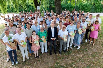 Übergabe von 29 neuen Umweltzertifikaten im Rahmen des Naturpakts für nachhaltige Entwicklung
