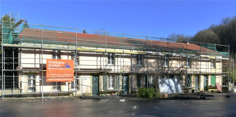 3) Lasauvage (Differdingen): „Arbeiterhäuschen“. Geplante Fertigstellung, Juni 2...