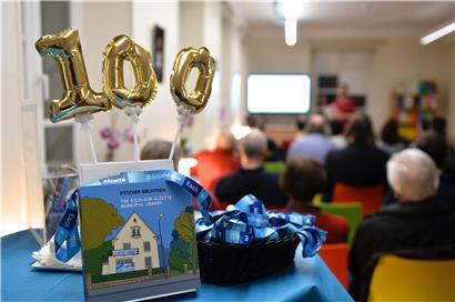 365 Tage „Centenaire“-Feier der Stadtbibliothek fanden am Montag ihren krönenden Abschluss
