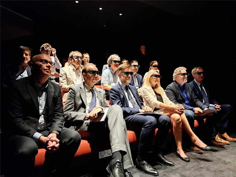 3D-Präsentation in der Sorbonne