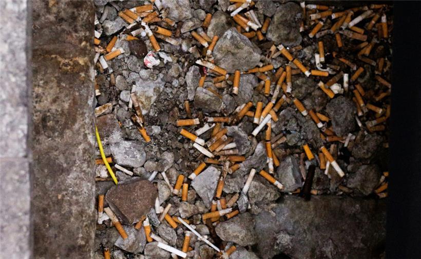 40 Prozent der täglich weggeworfenen Zigarettenstummel landen in den Ozeanen
