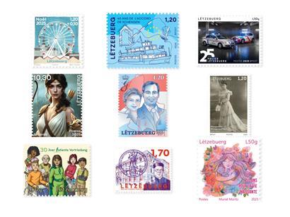 41 Motive stehen für die Wahl der schönsten Briefmarke 2025 zur Auswahl