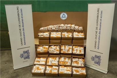 508 Kilo Kokain waren zwischen mehreren Tonnen Speisestärke versteckt
