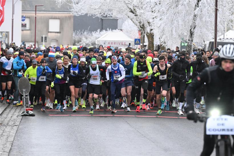 534 Läuferinnen und Läufer überquerten beim „Sylvesterlaf“ in Rambrouch die Ziellinie
