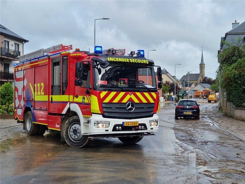 55 Einsätze habe die Feuerwehr allein in der Gemeinde Mersch gehabt
