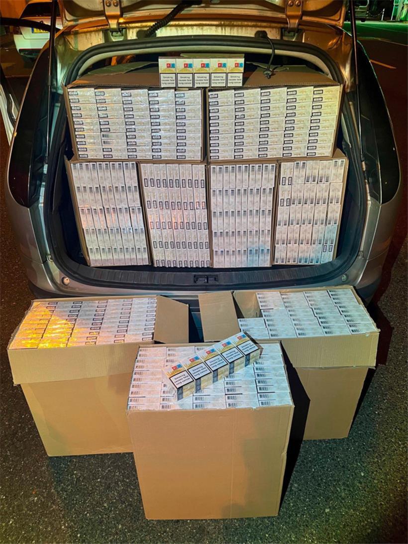 90.000 gefälschte Schmuggelzigaretten konnten die Beamten sicherstellen
