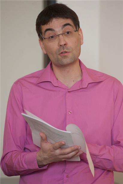 À la Galerie Simoncini en 2019: l’auteur Florent Toniello
