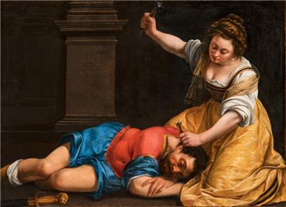 À voir à Paris: Artemisia Gentileschi – „Yaël et Siséra“ (1620, Huile sur toile, 93 x 128 cm), Budapest, Szépművészeti Múzeum/Museum of Fine Arts
