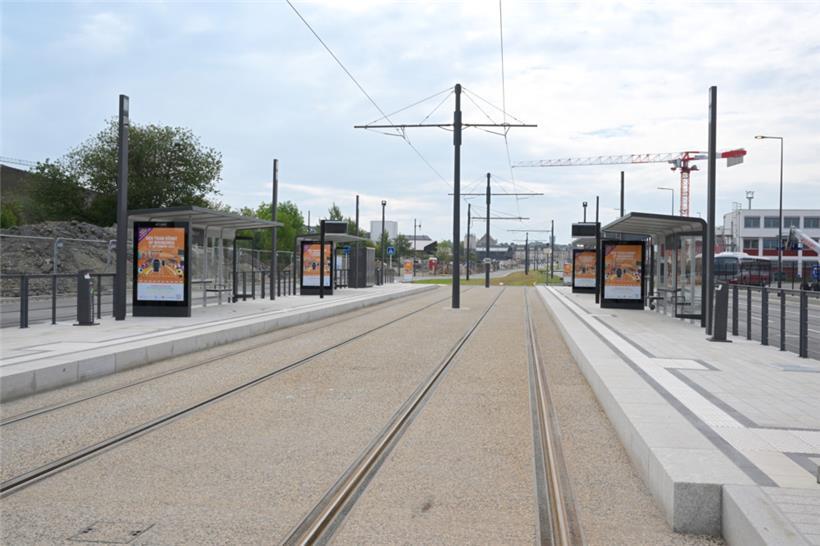 Ab September wird die Tram entlang des Boulevard de Kyiv verkehren