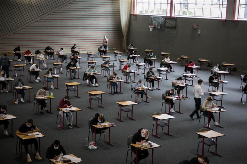 Abitur am LGE in Esch während der Corona-Pandemie 2021
