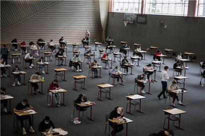 Abitur am LGE in Esch während der Corona-Pandemie 2021
