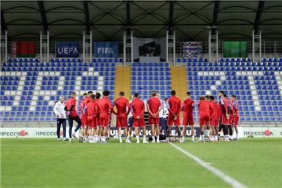 Abschlusstraining in Zalaegerszeg
