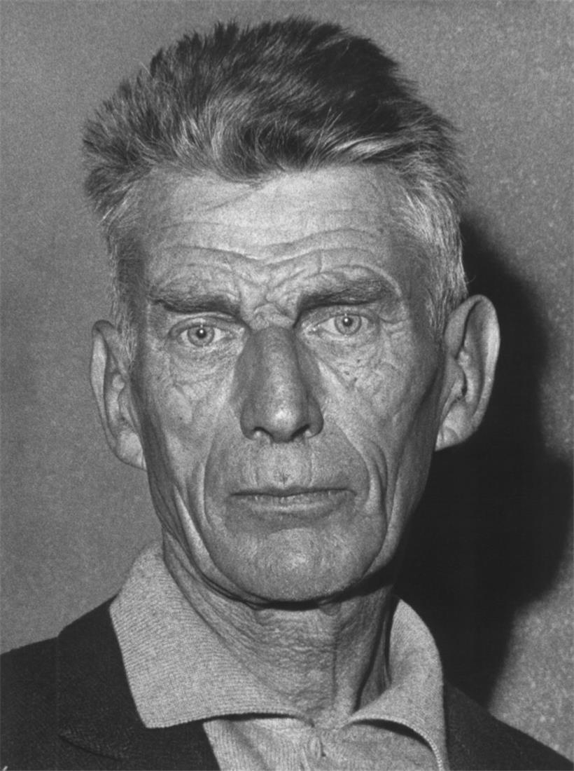 Absurdes Theater: Der irische Dramatiker und Literaturnobelpreisträger Samuel Beckett (undatierte Aufnahme)
