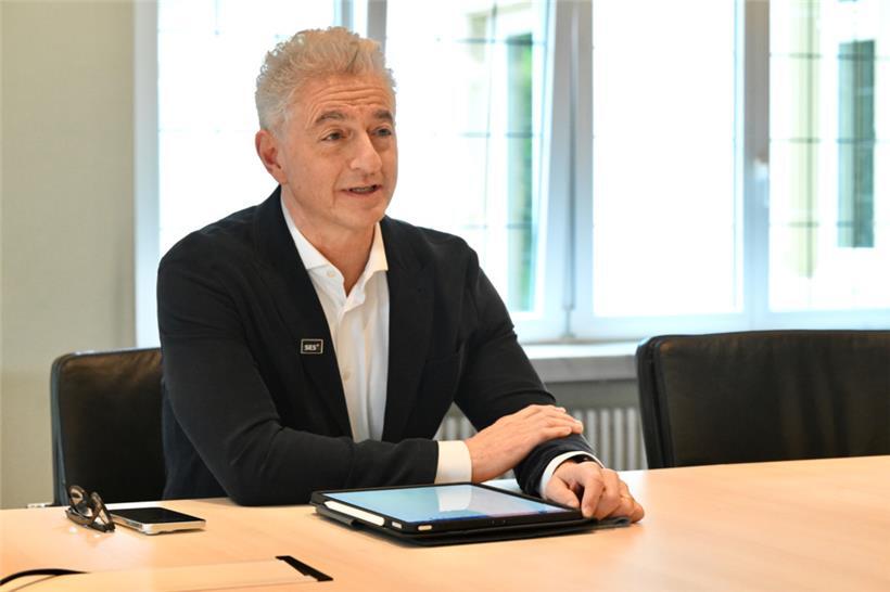 Adel Al-Saleh ist seit einem Jahr Geschäftsführer des Luxemburger Satellitenbetreibers SES
