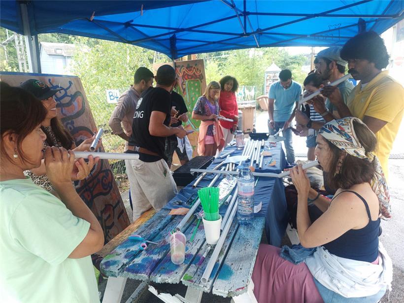 Ägyptische Flöten der Marke Eigenbau