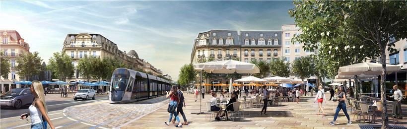 Ästhetisch soll sich der neue Pariser Platz stark von dem aktuellen unterscheiden

