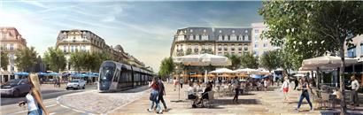 Ästhetisch soll sich der neue Pariser Platz stark von dem aktuellen unterscheiden
