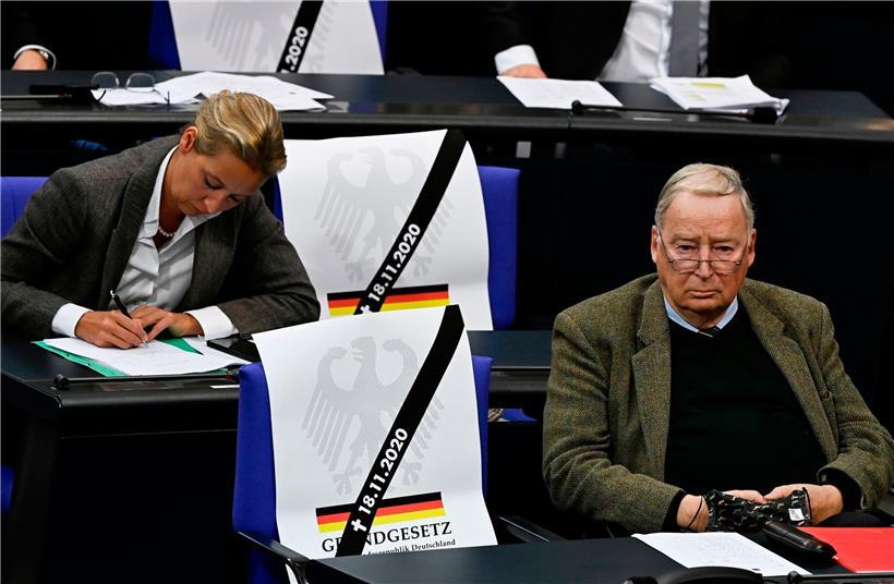 AfD-Abgeordnete schleusten Störer in den Bundestag, die Parteiführung will davon nichts gewusst haben
