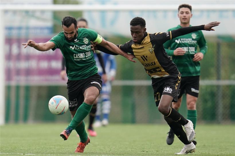 Ahmed Benhemine (l.) spielt seit 2015 für die US Mondorf
