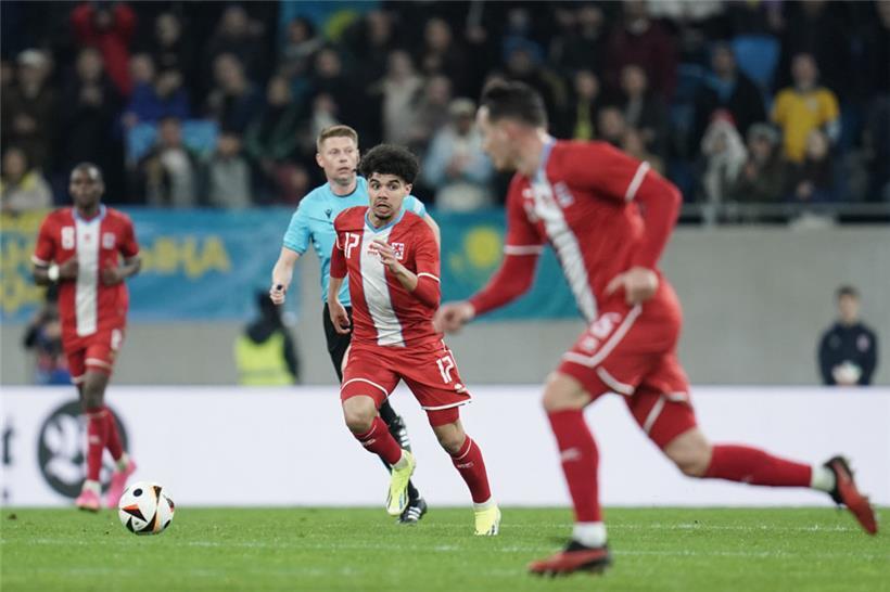 Aiman Dardari hat bereits zwei Einsätze in der A-Nationalmannschaft zu verbuchen
